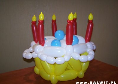 tort balonowy